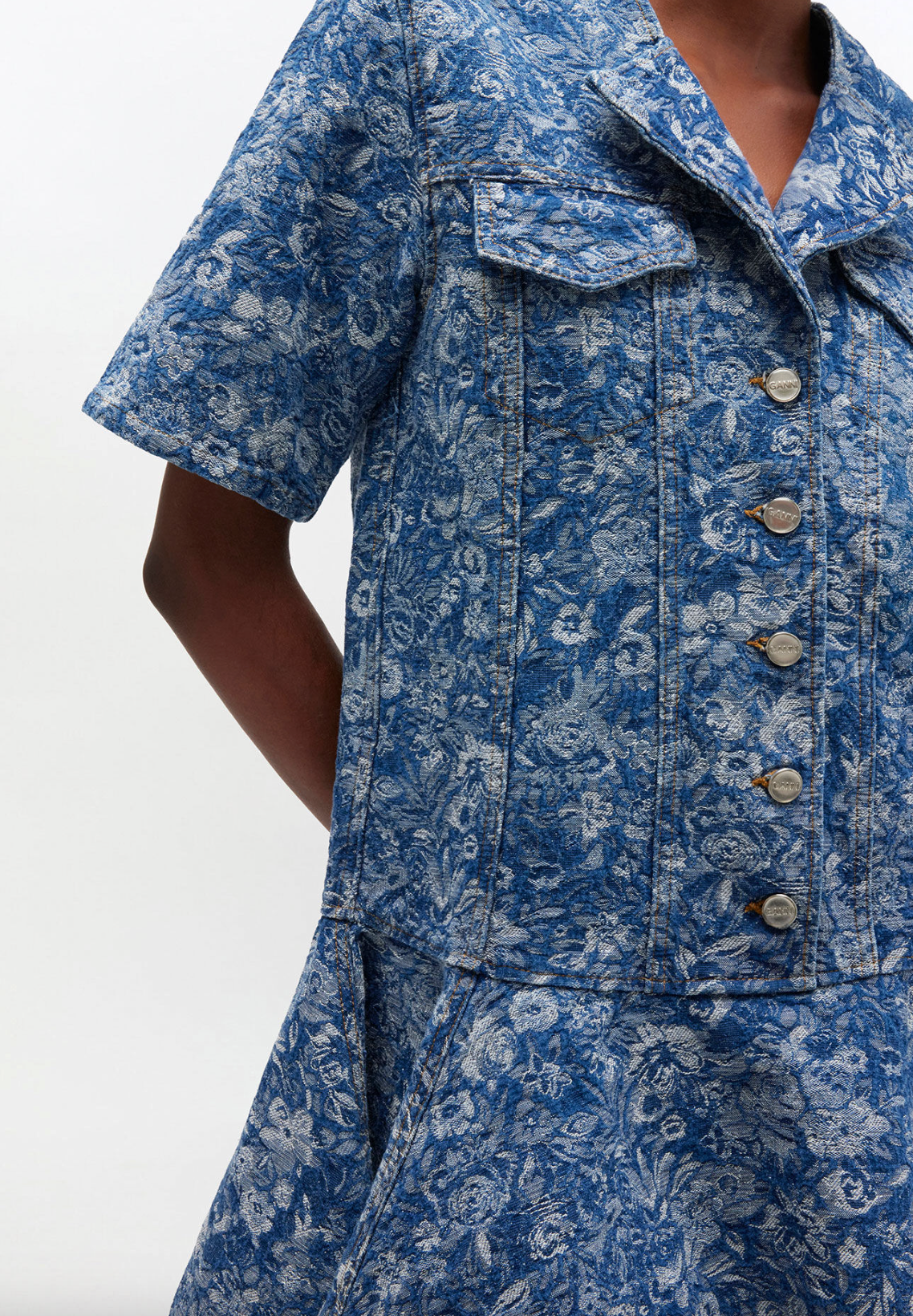 GANNI Tapestry Mini Dress