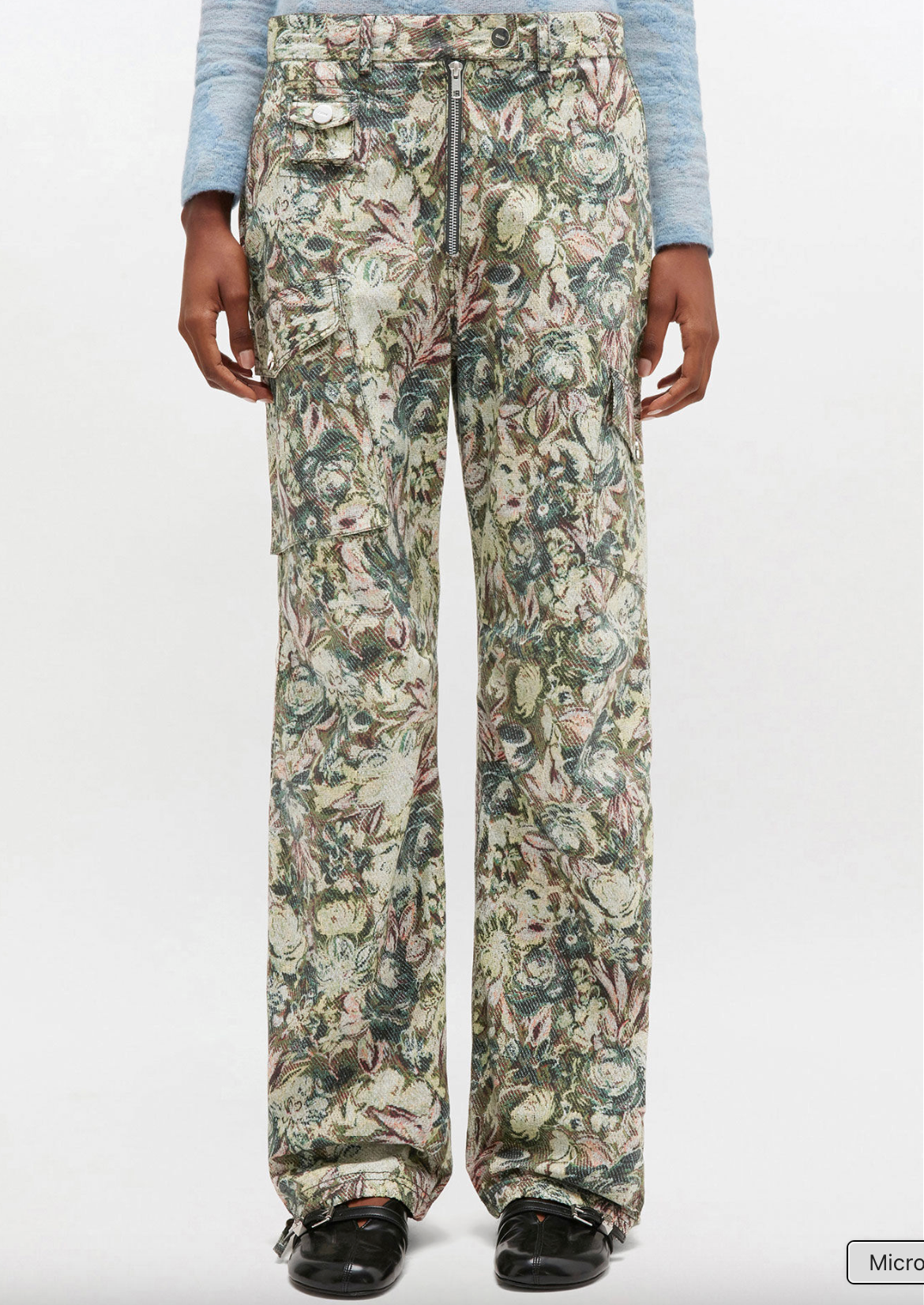 GANNI Tapestry Twill Pants