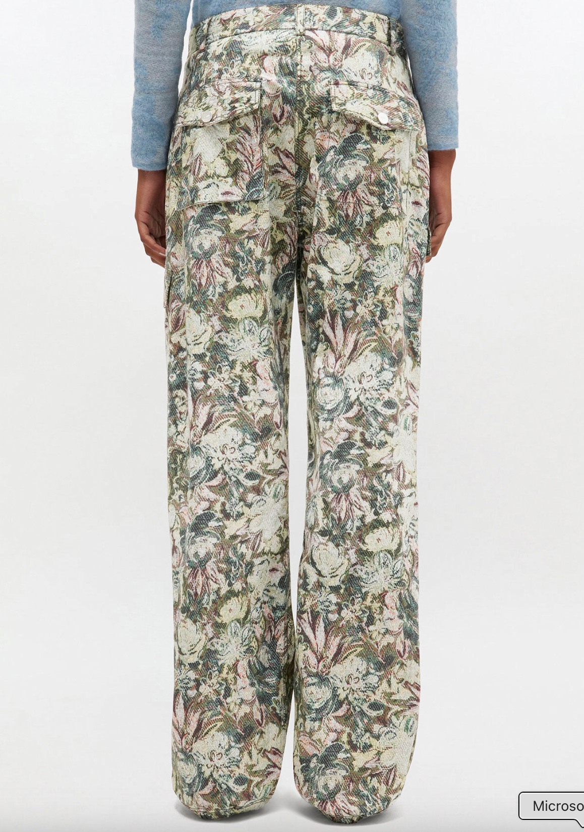 GANNI Tapestry Twill Pants