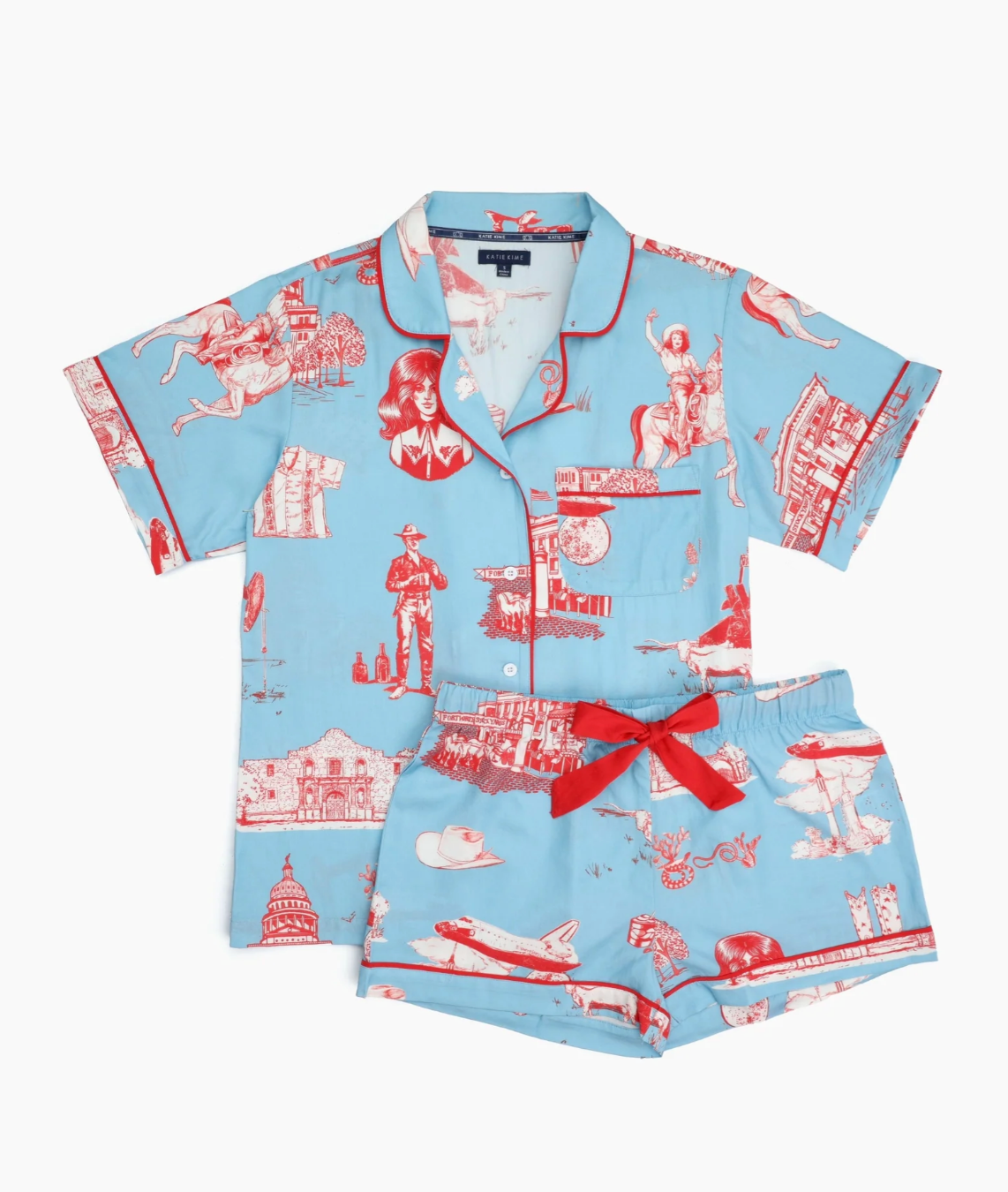 Katie Kime TX Short PJ Set