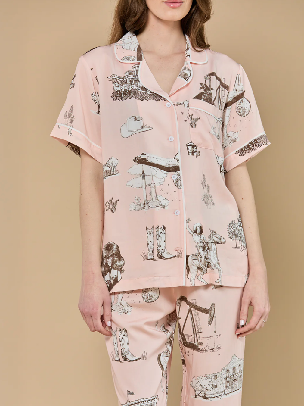 Katie Kime TX Pant PJ Set
