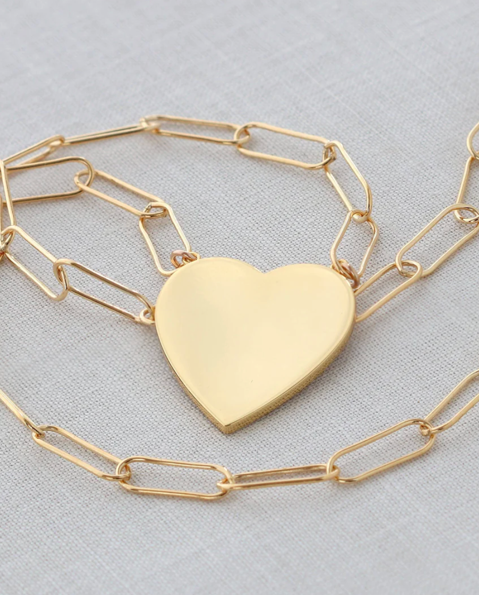 Kris Nations Large Heart Necklace