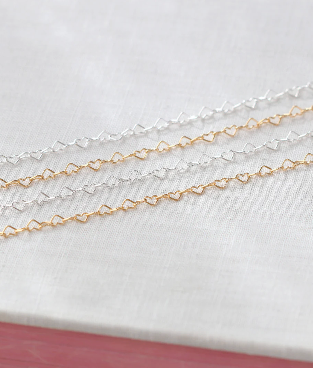 Kris Nations Heart Link Necklace