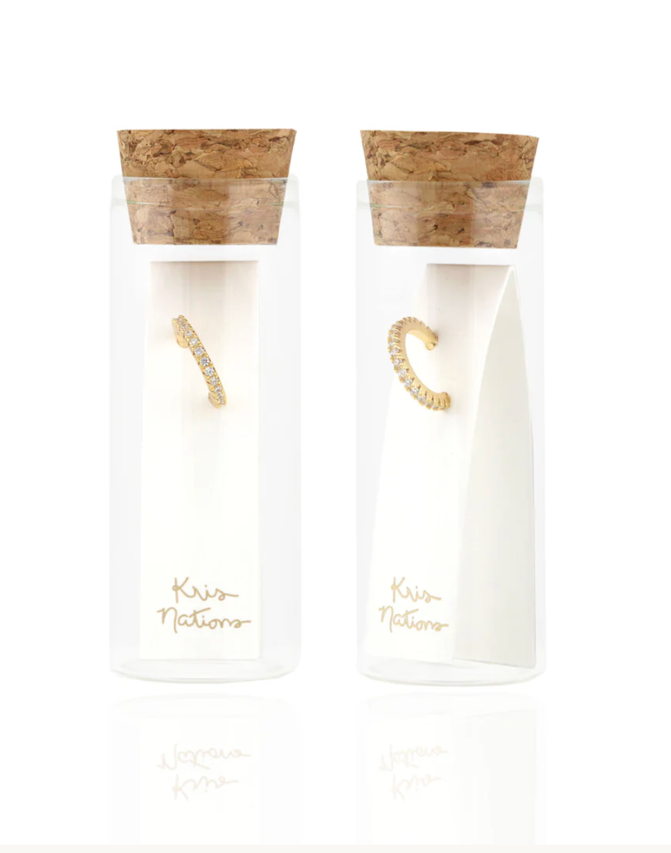 Kris Nations Pave Ear Cuff