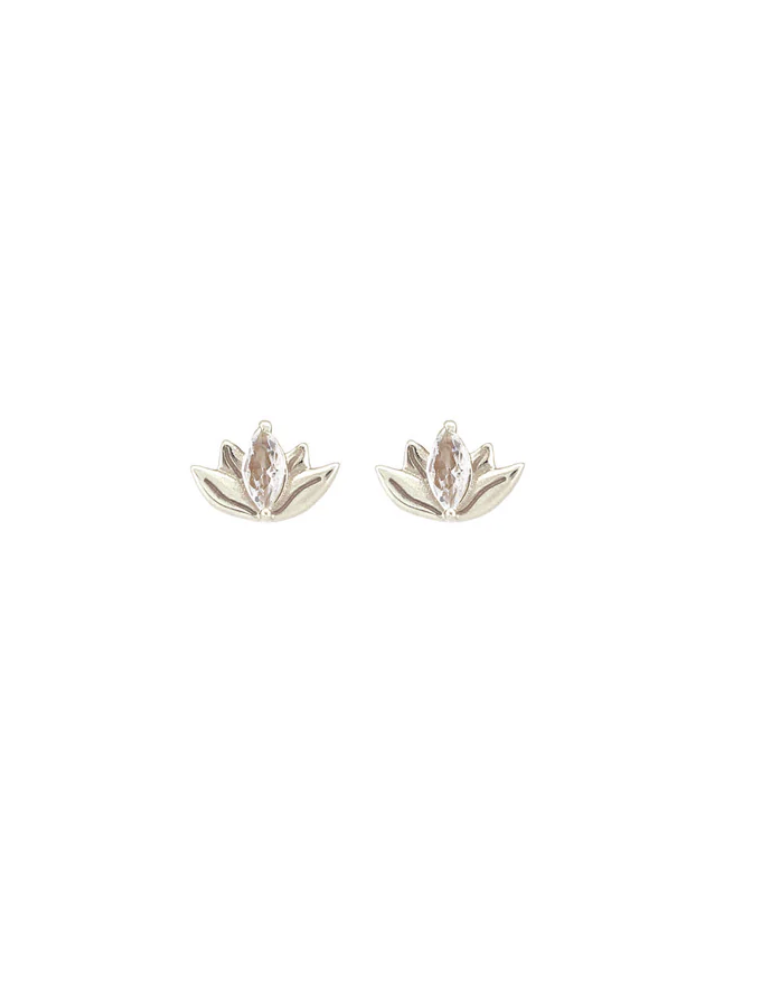 Kris Nations Lotus Crystal Stud