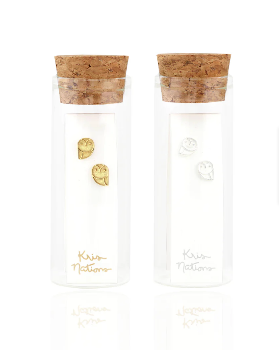 Kris Nations Owl Studs