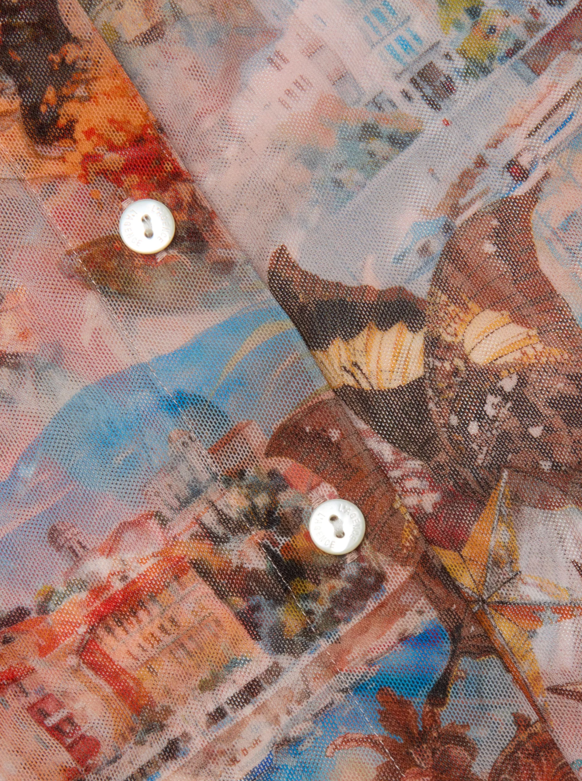 L'Agence Mesh Blouse