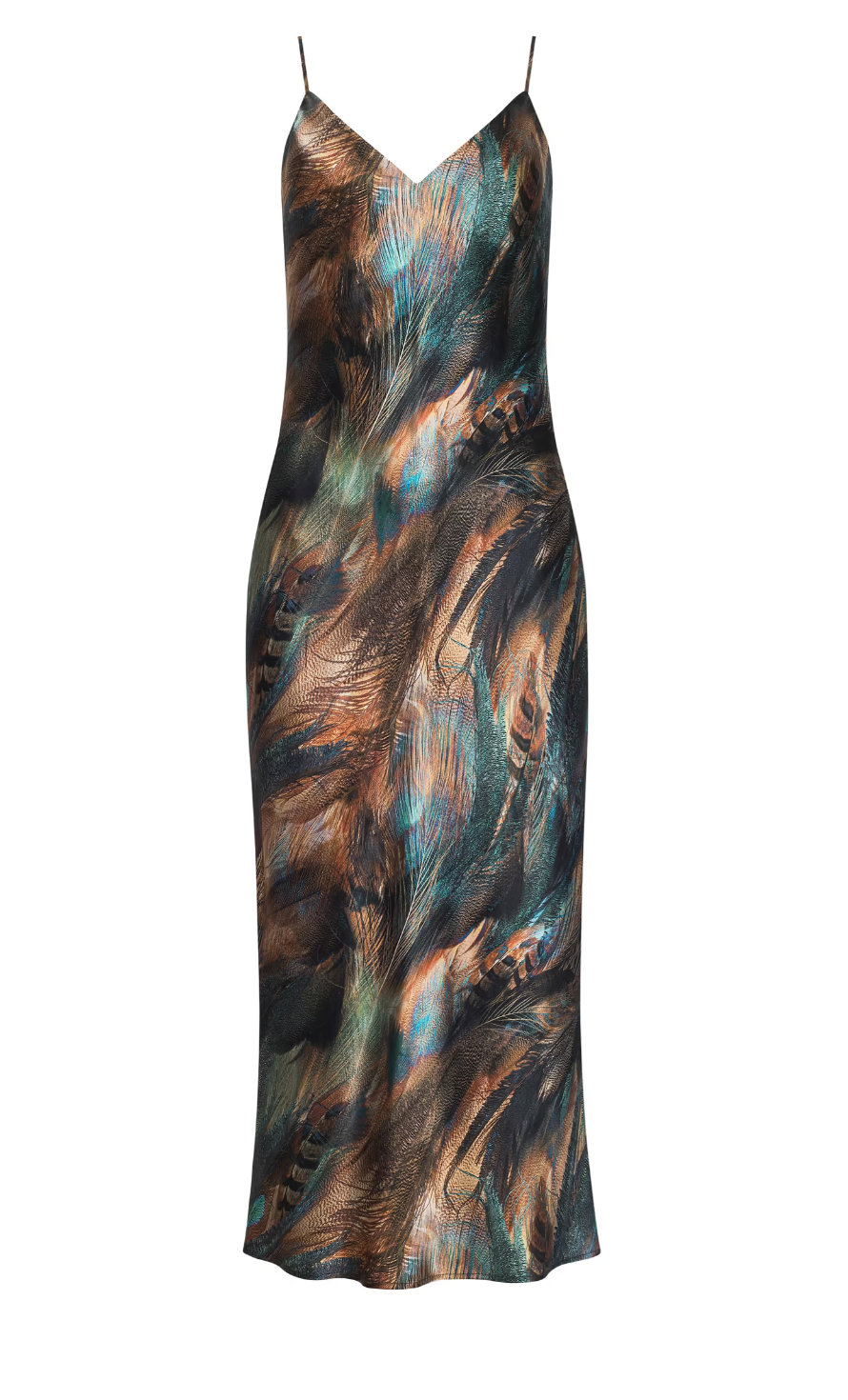 L'Agence Silk Slip Dress