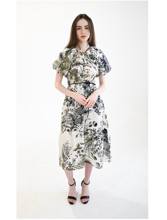 NAW Gathered Neck Dress