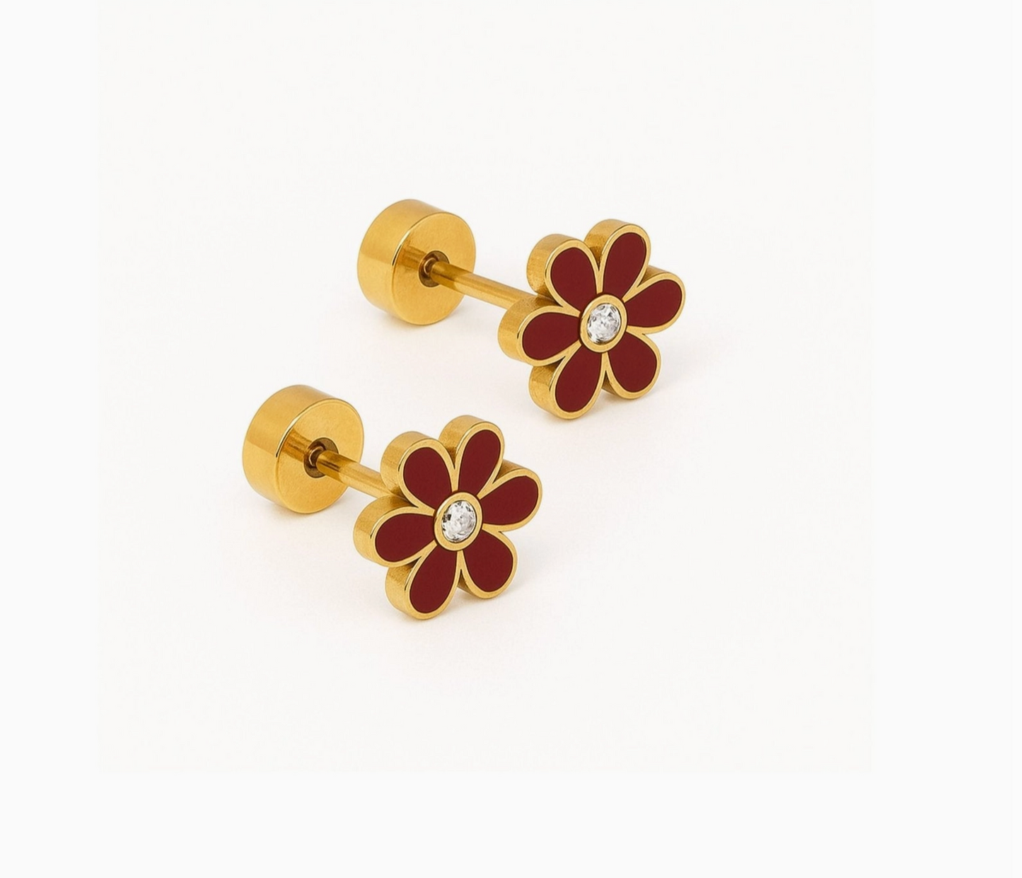 Screwback Stud Earrings - Alli