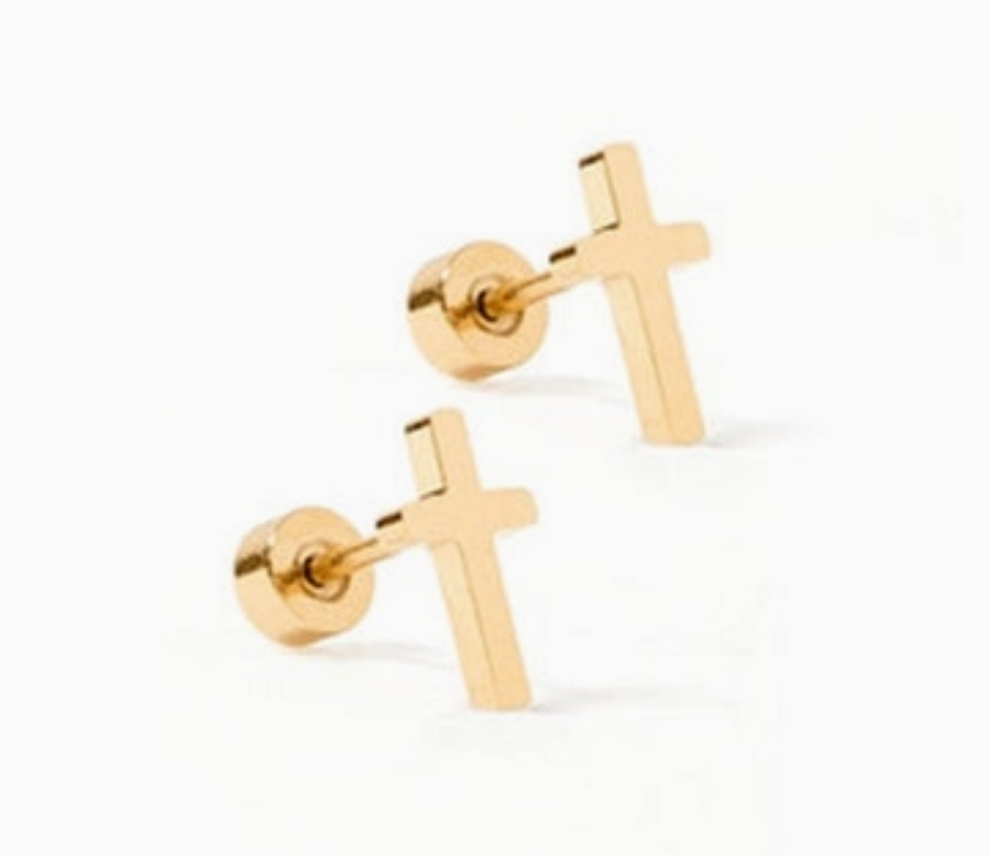 Screwback Stud Earrings - Catherine Cross