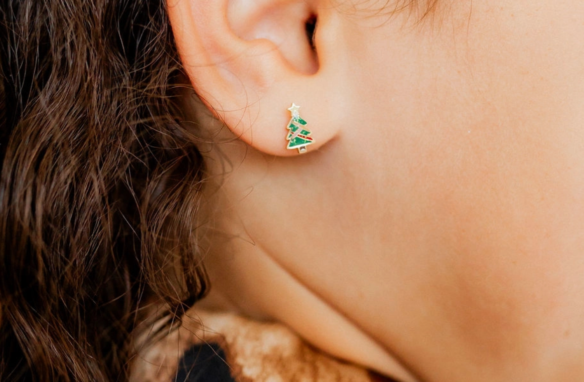 Screwback Stud Earrings- Noelle