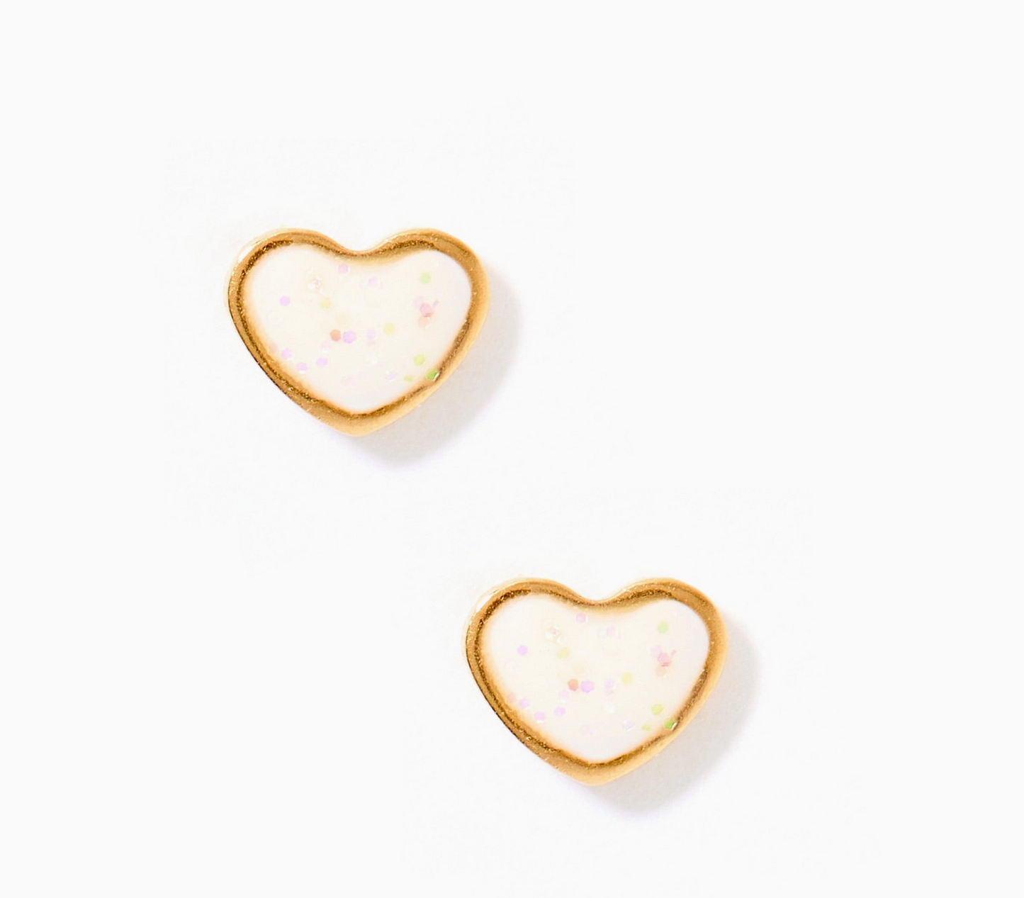 Screwback Stud Earrings- Nora Heart