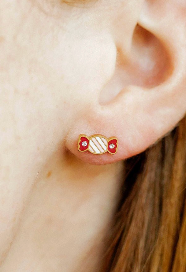 LinnyCo Screwback Stud Earrings-Taffy