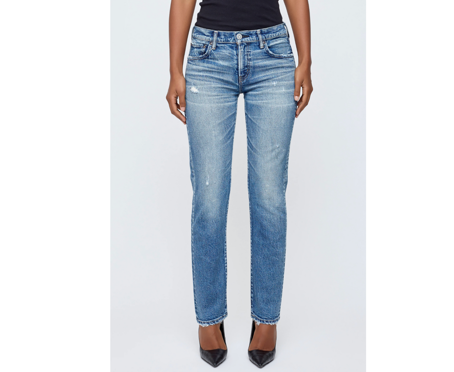 Moussy Linden Slim Straight LR