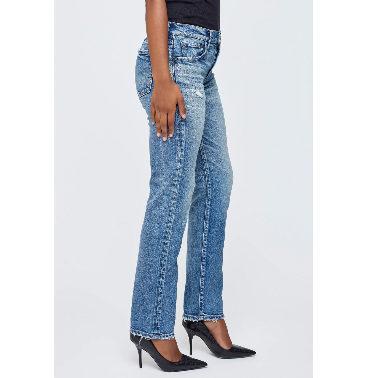 Moussy Linden Slim Straight LR