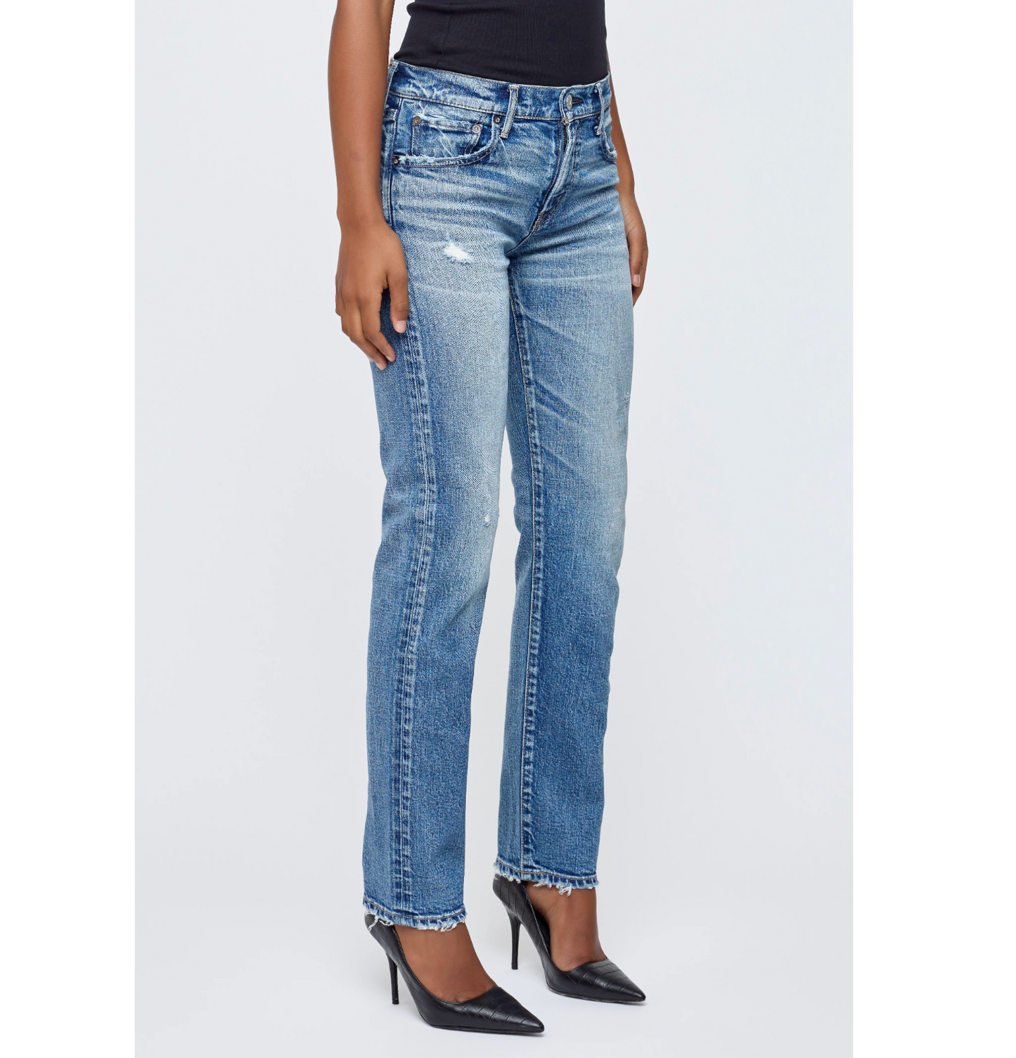 Moussy Linden Slim Straight LR