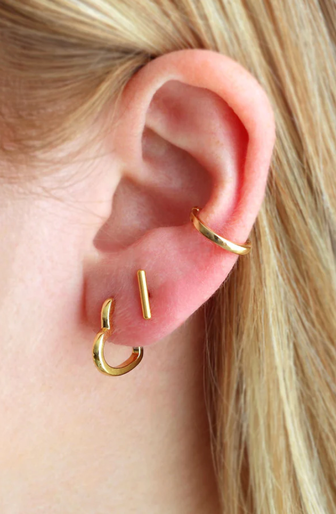 Kris Nations Bar Flat Back Single Stud