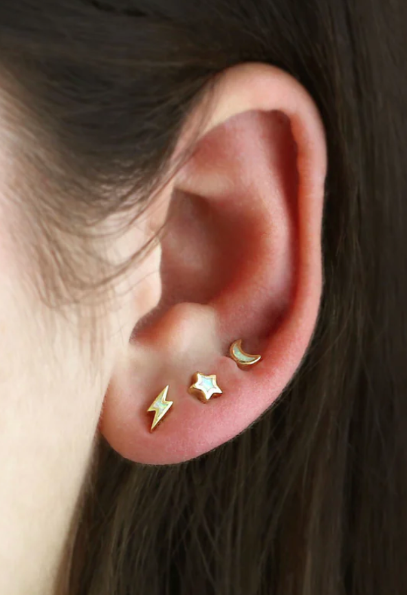 Kris Nations Opal Bolt Stud