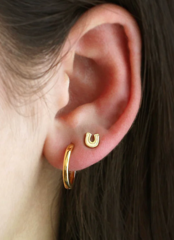 Kris Nations Opal Horseshoe Studs