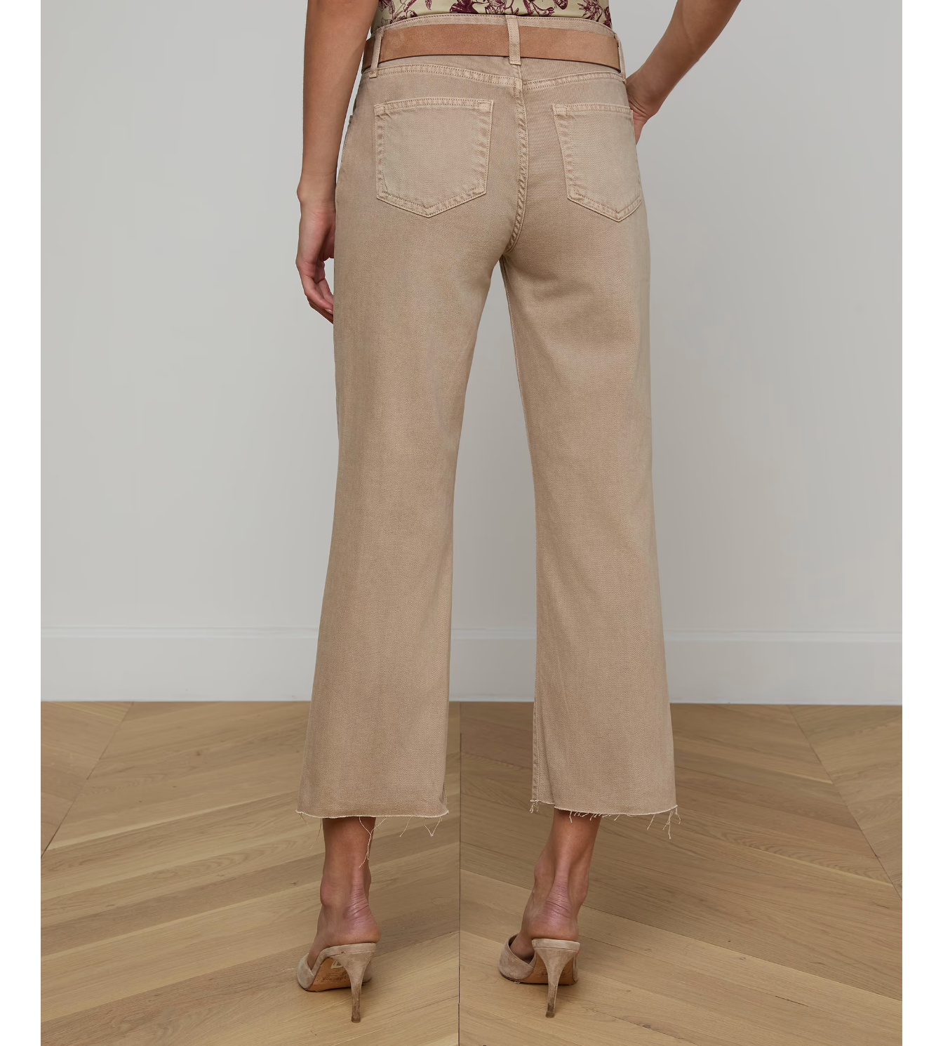 L'Agence Wanda H/R Crop Wide