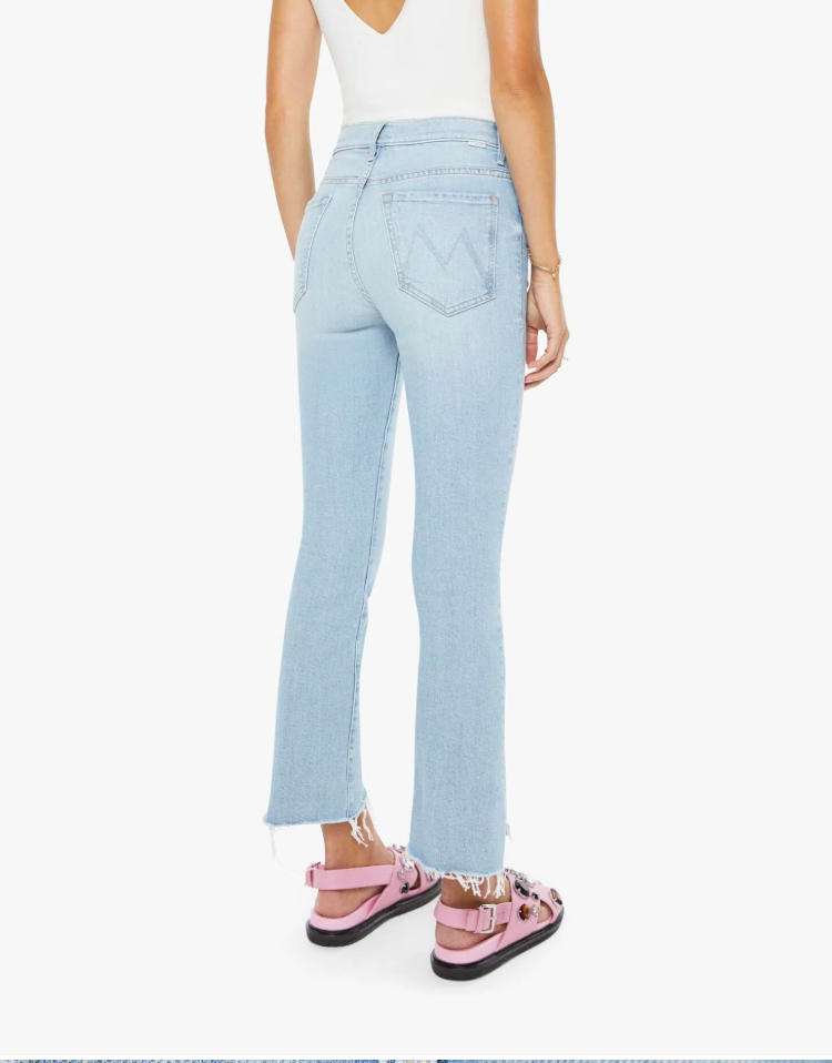 Mother Insider Crop Step Fray