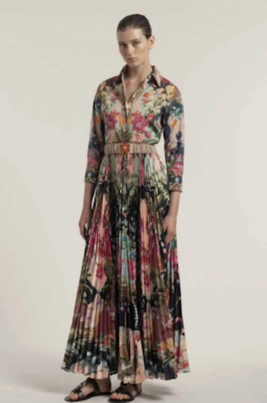 Sara Roka Flamingo Dress