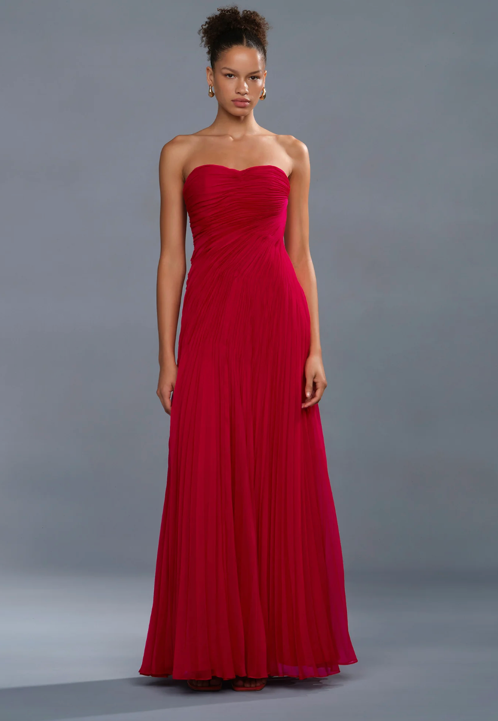 Amur Elea Pleated Gown