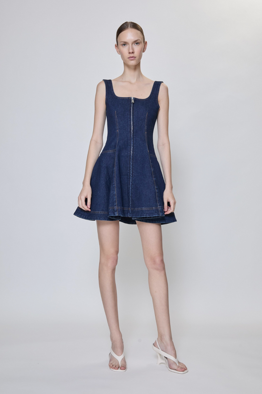 Simkhai Eleodora Denim Mini