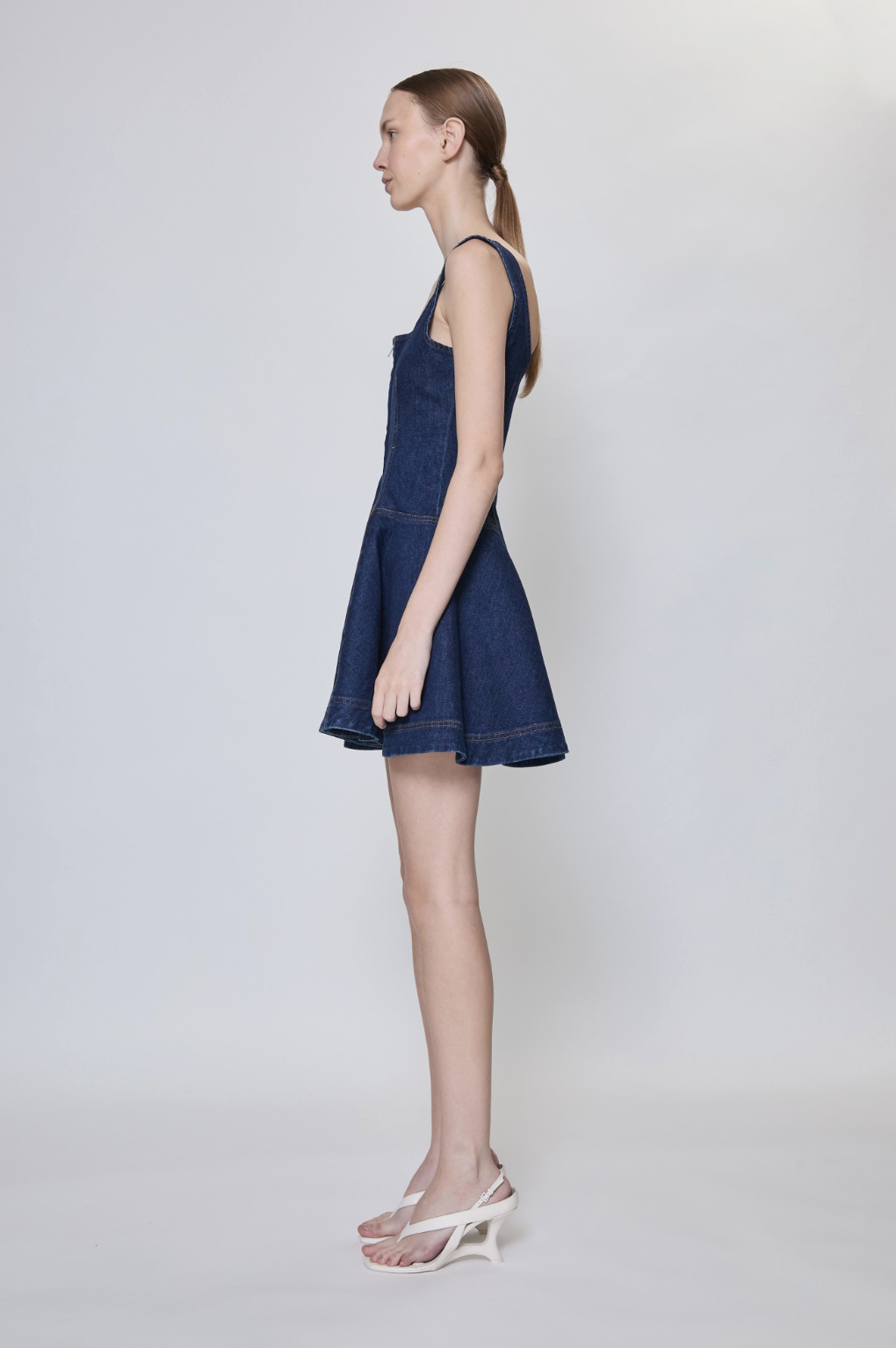 Simkhai Eleodora Denim Mini