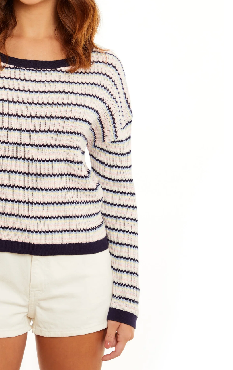 &Isla Indi Stripe Crew