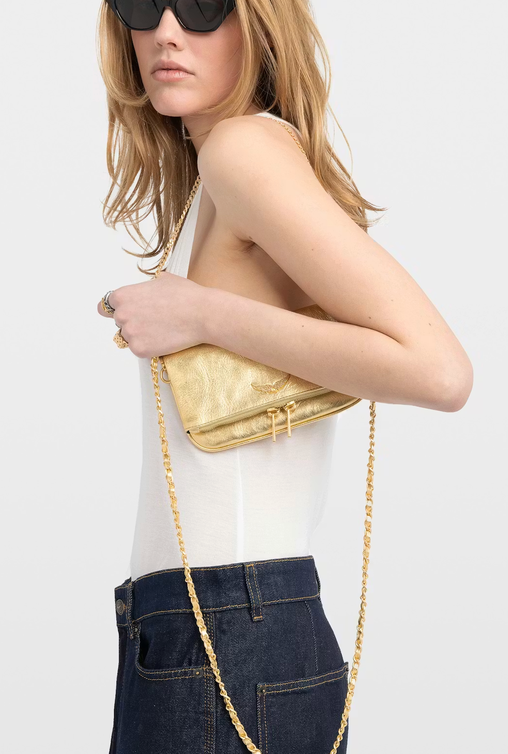 Zadig Nano Vintage Metal Clutch