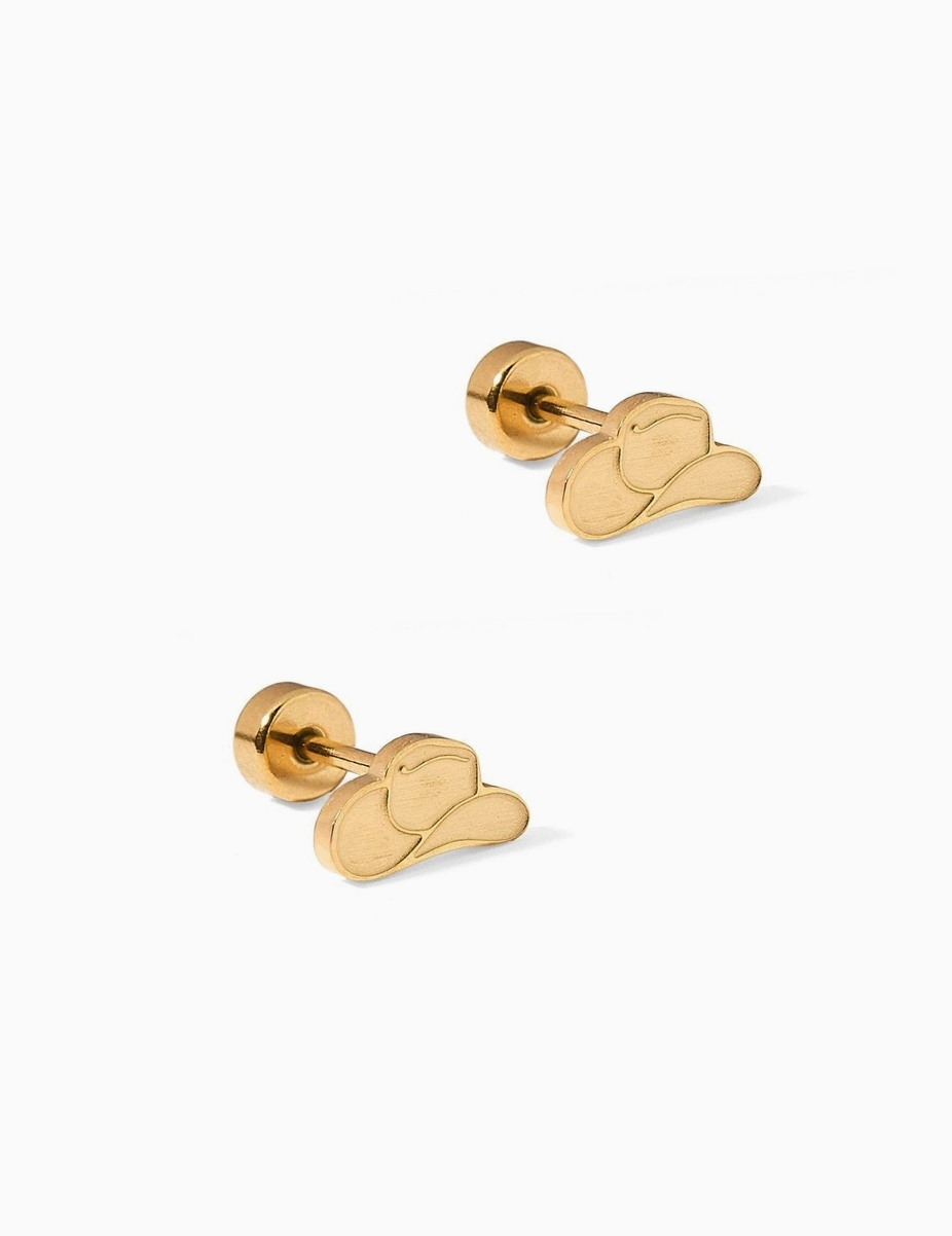 Linny Cowgirl Hat Earring