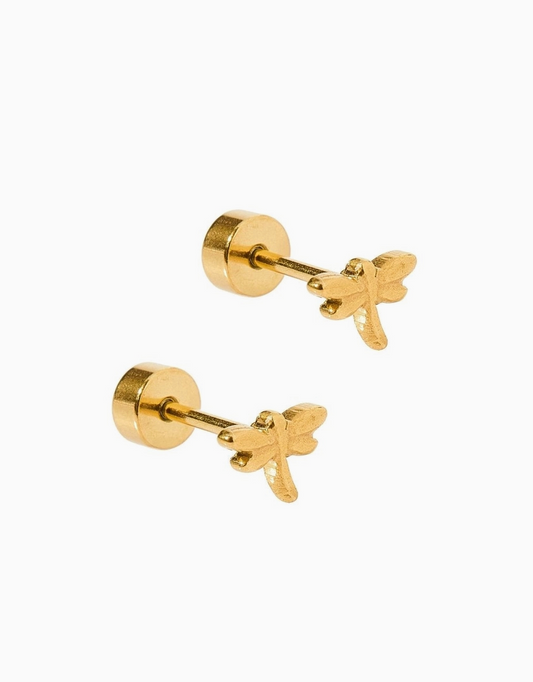 Linny Micro Dragonfly Earring
