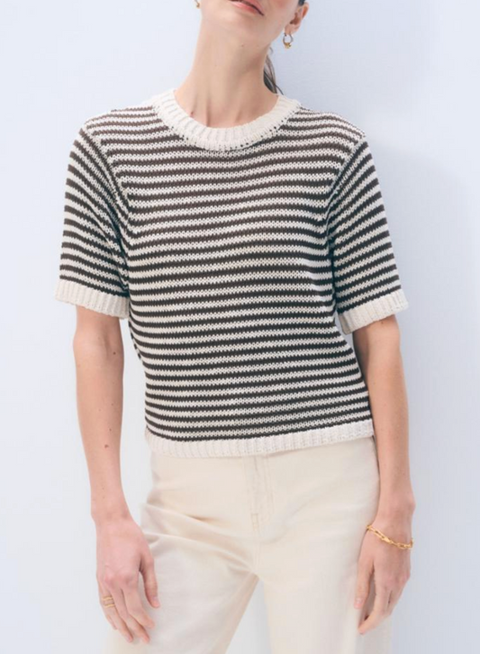 W&W Knit Stripe Tee