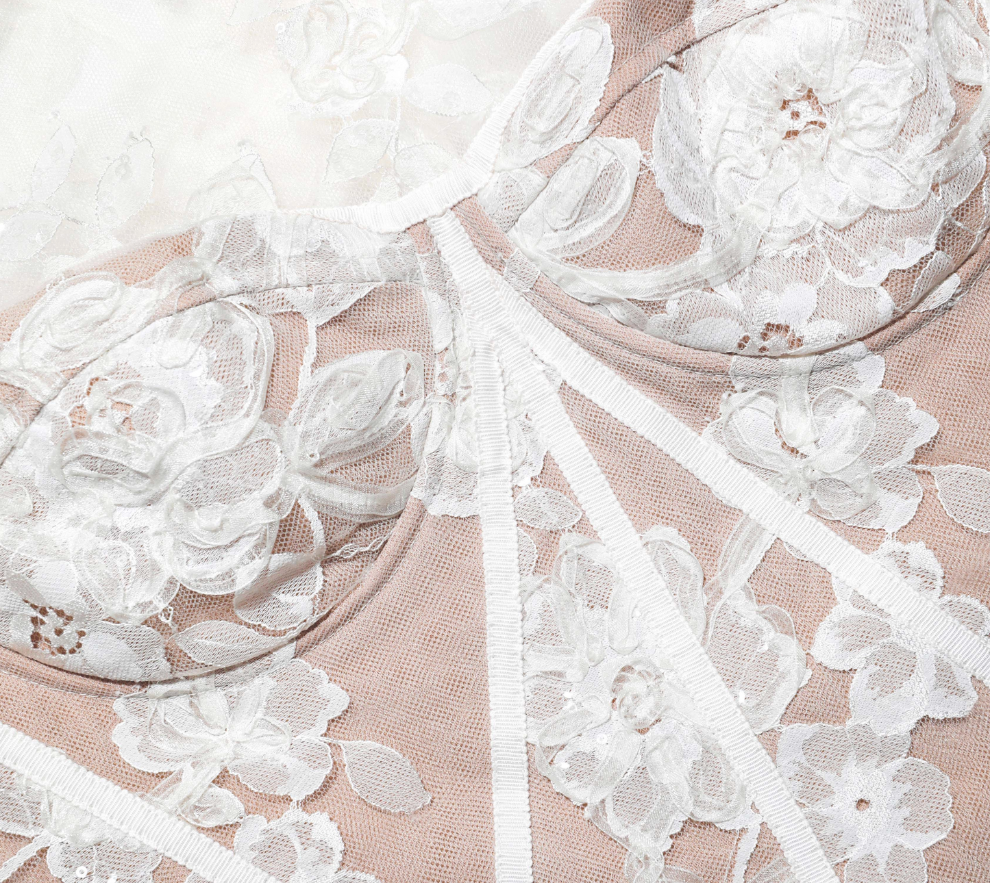 Self Portrait Sequin Lace Top