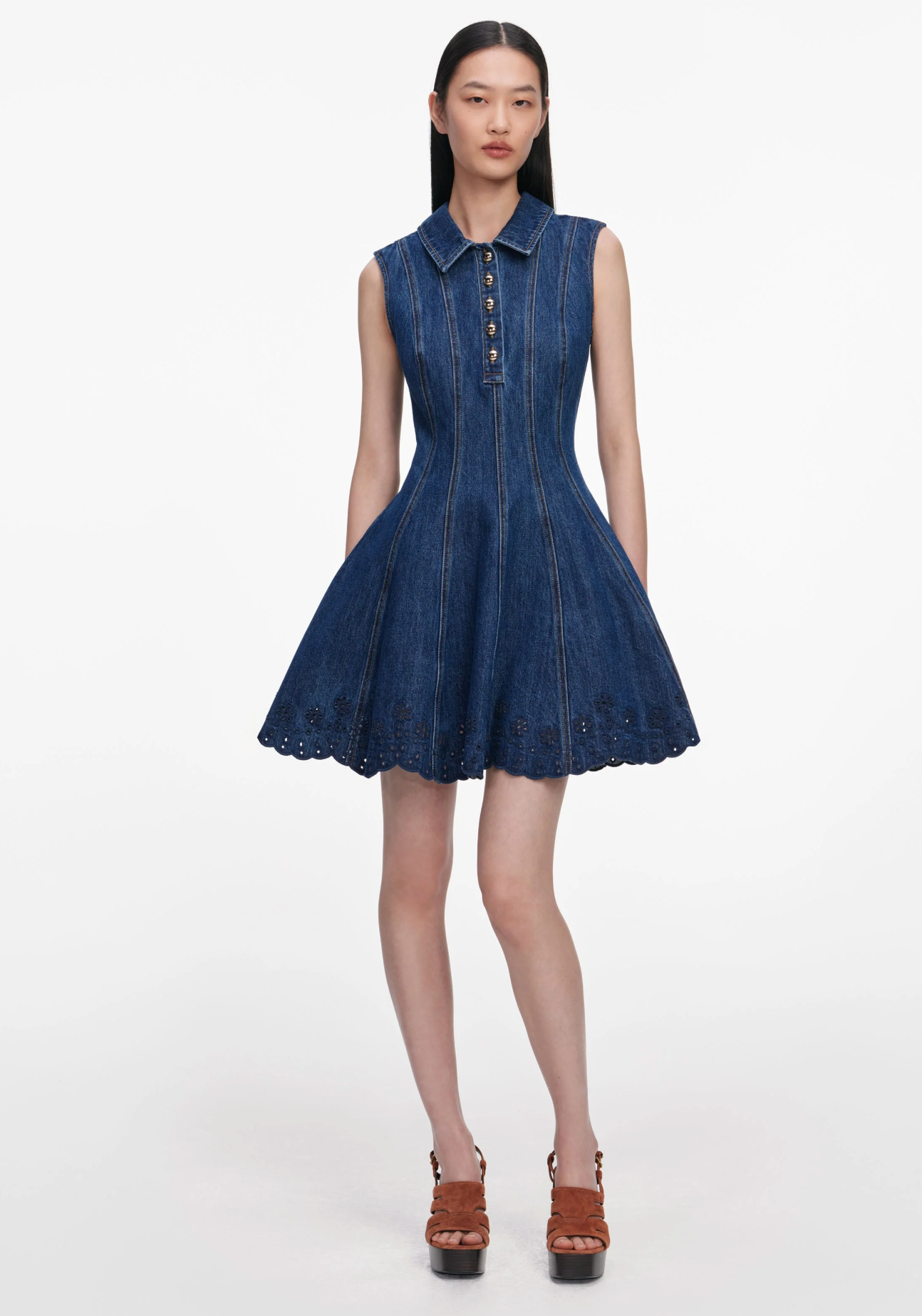 Self Portrait Collar Dress