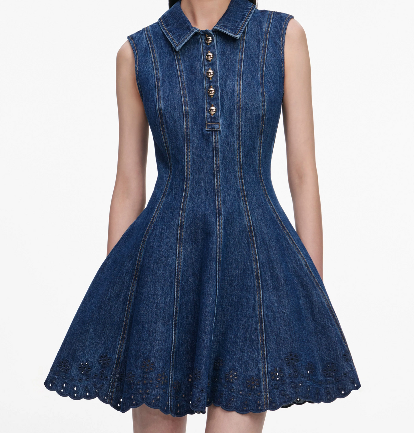 Self Portrait Collar Dress