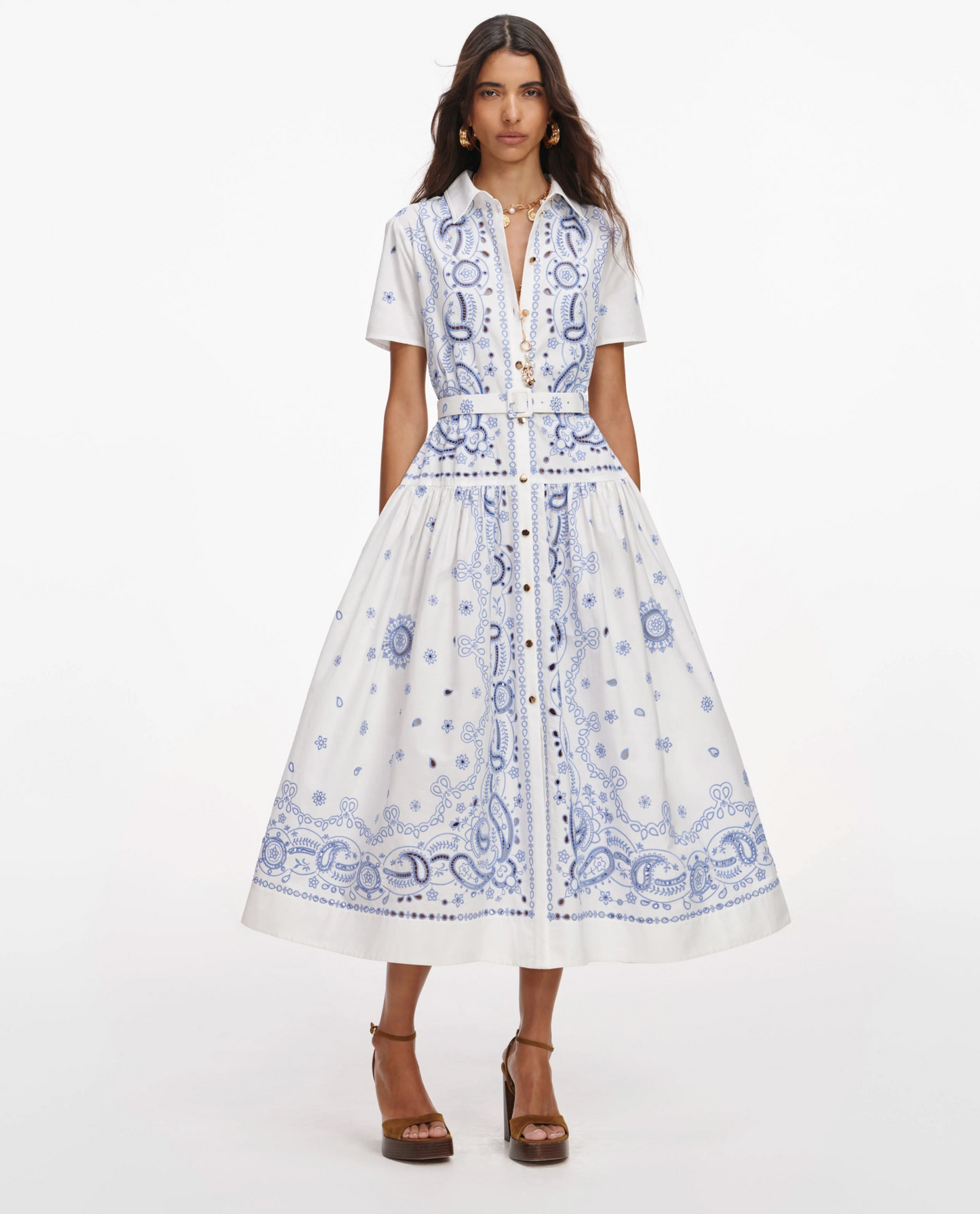 Self Portrait Embroidered Dress