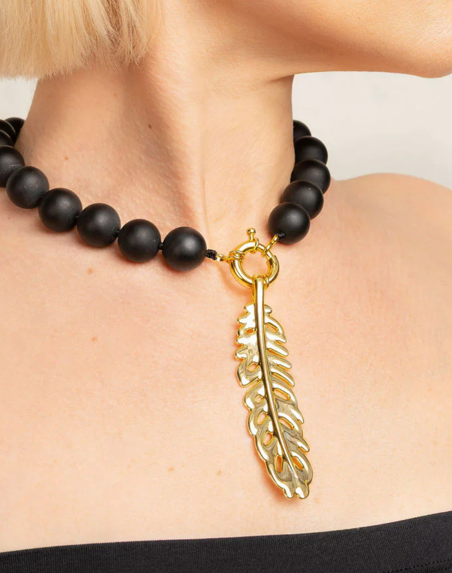 Lauren Amble Feather Pendant