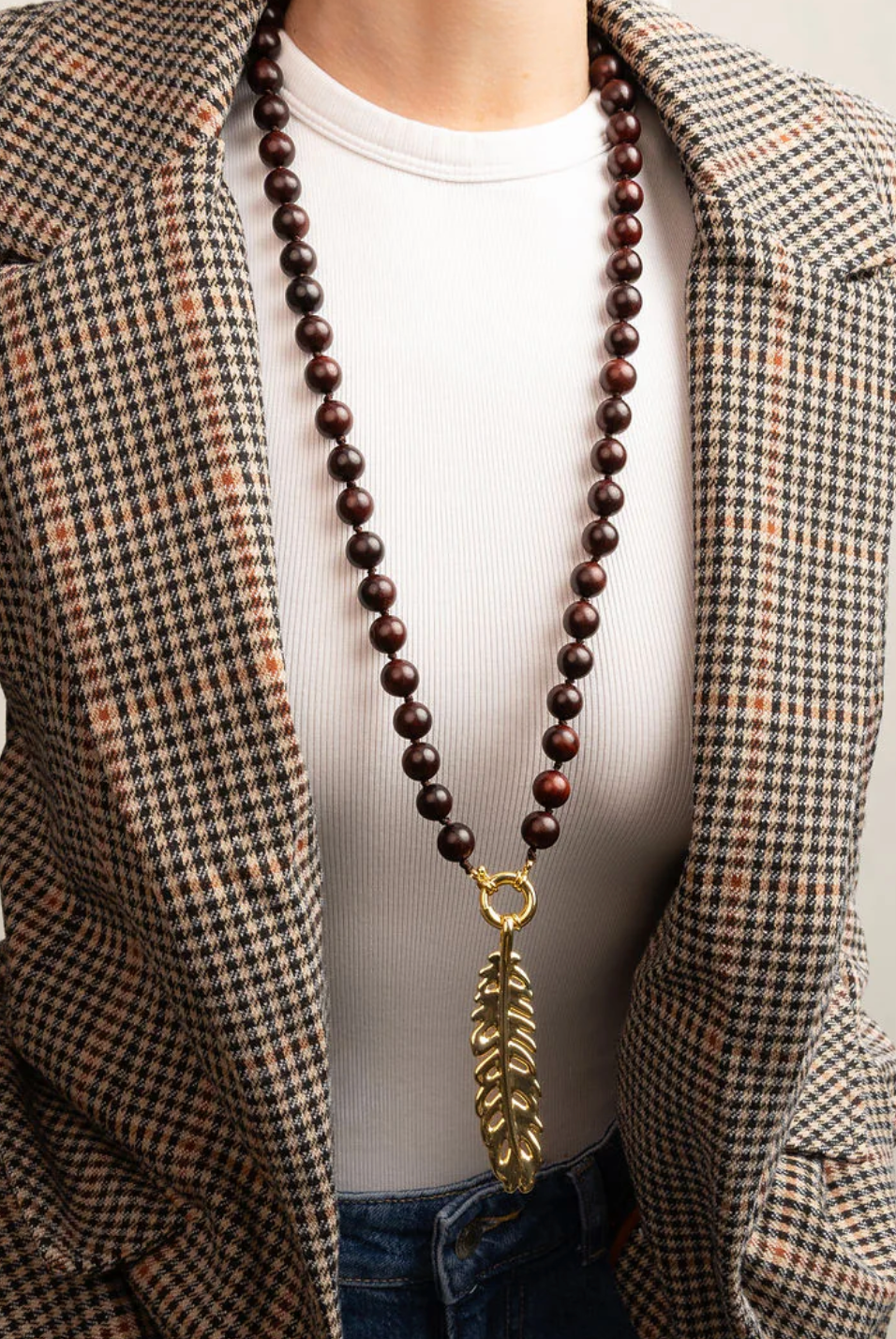 Lauren Amble Feather Pendant