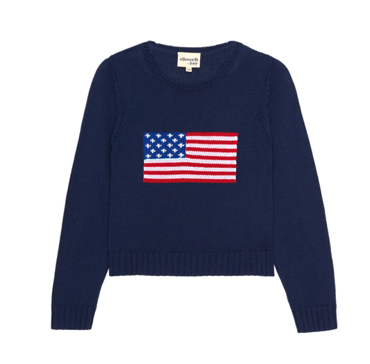 E&I Slouchy American Sweater