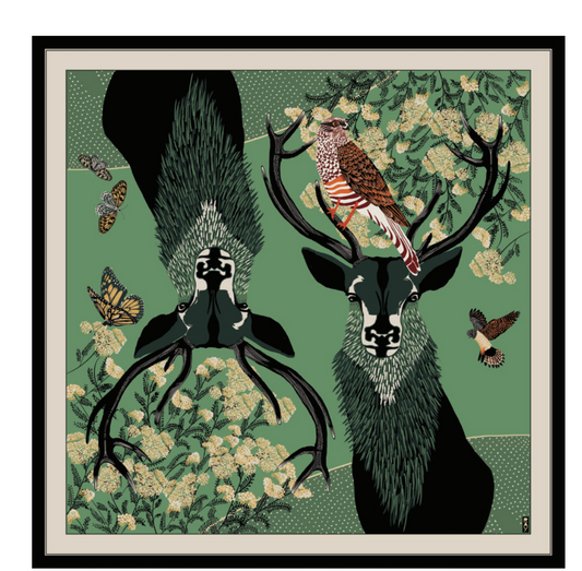 AHWR Reverie of Elk Scarf