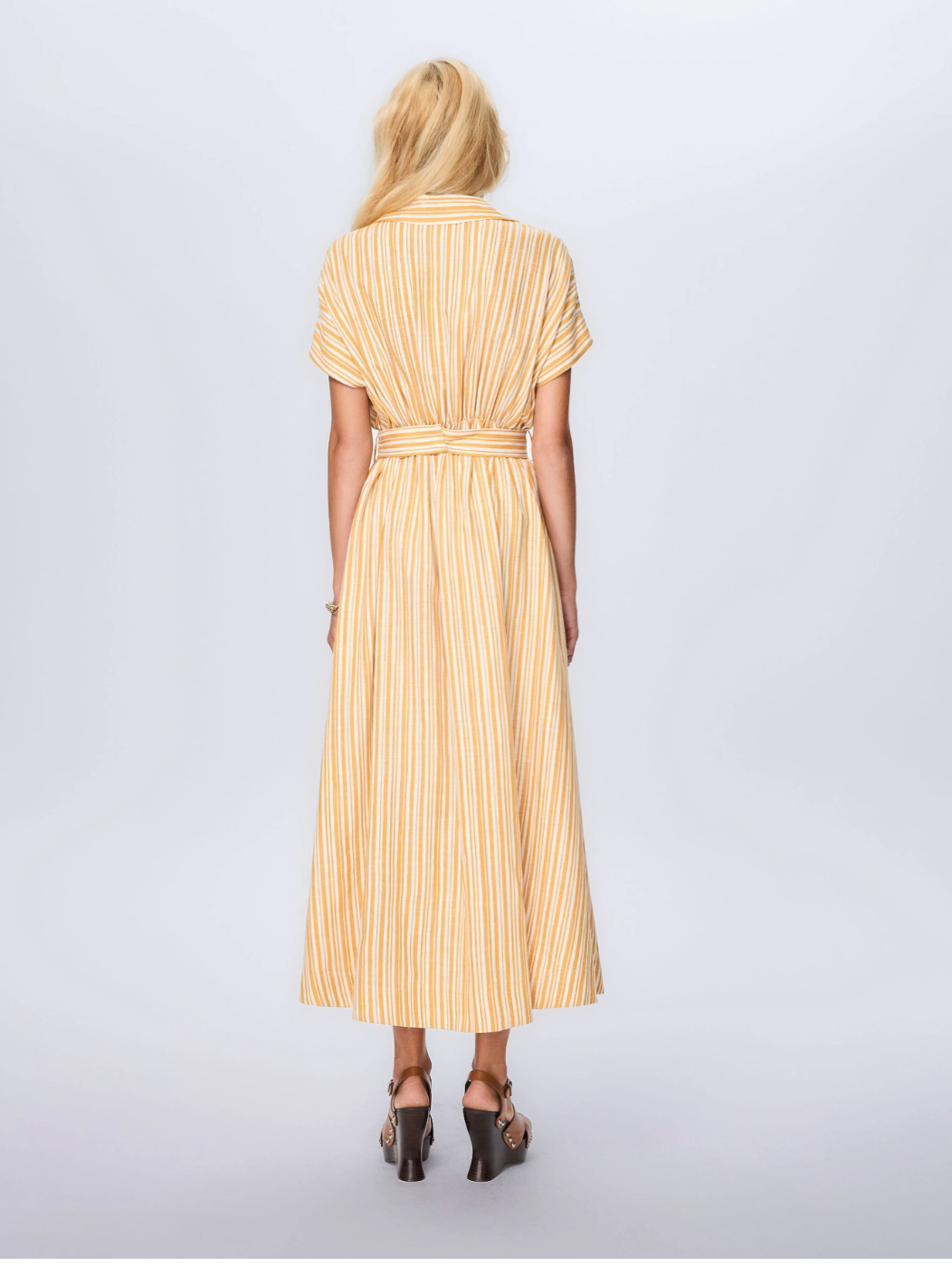 Theo Astraea Lurex Stripe Dress