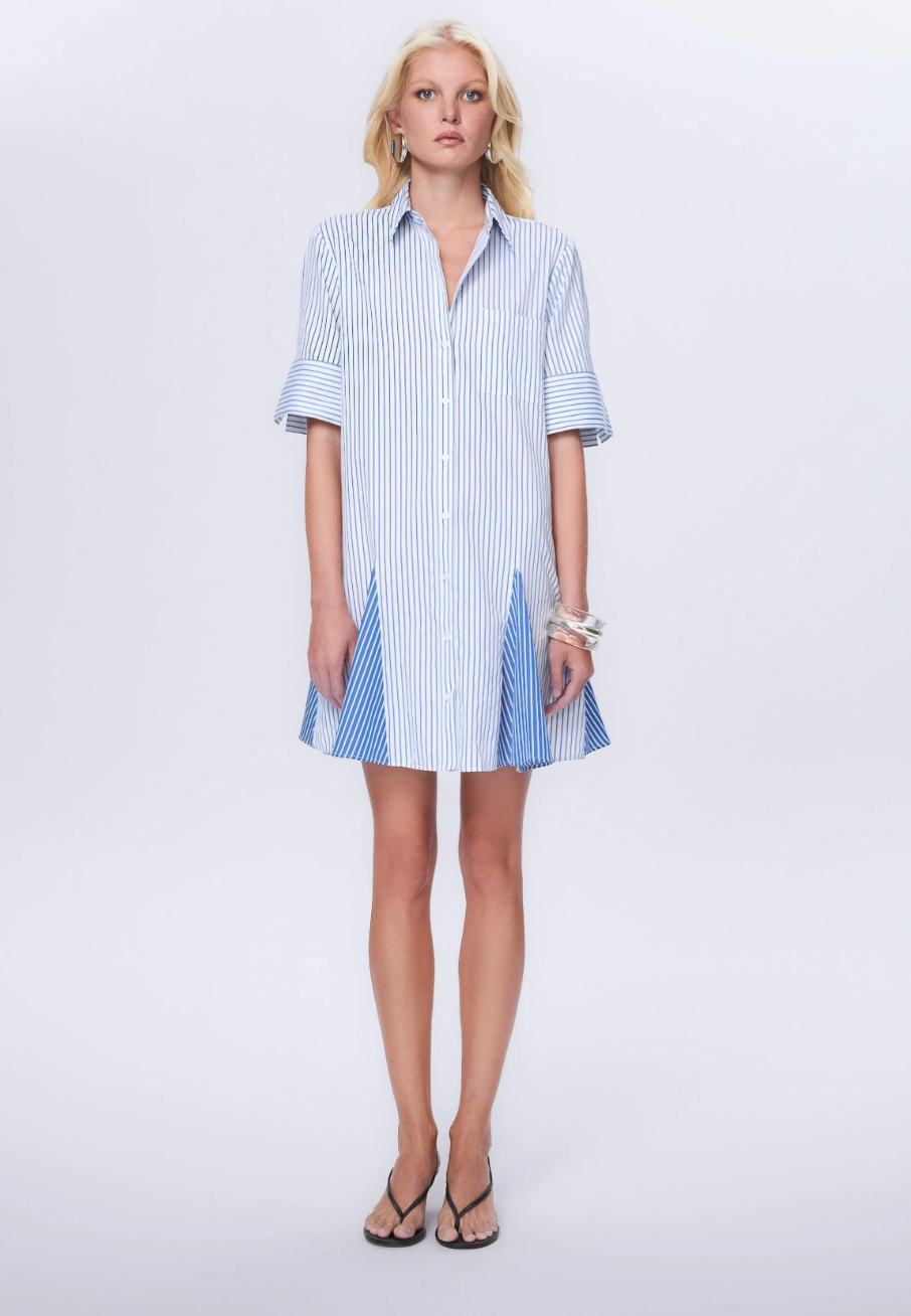 Theo Echo Mix Shirtdress
