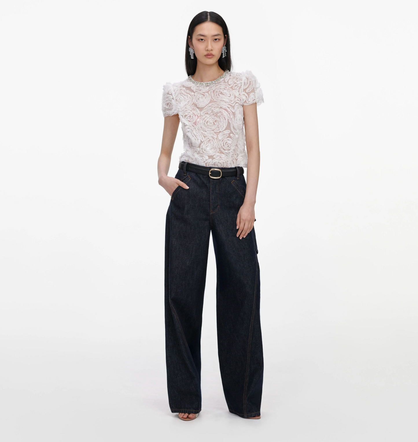 Self Portrait Lace Top