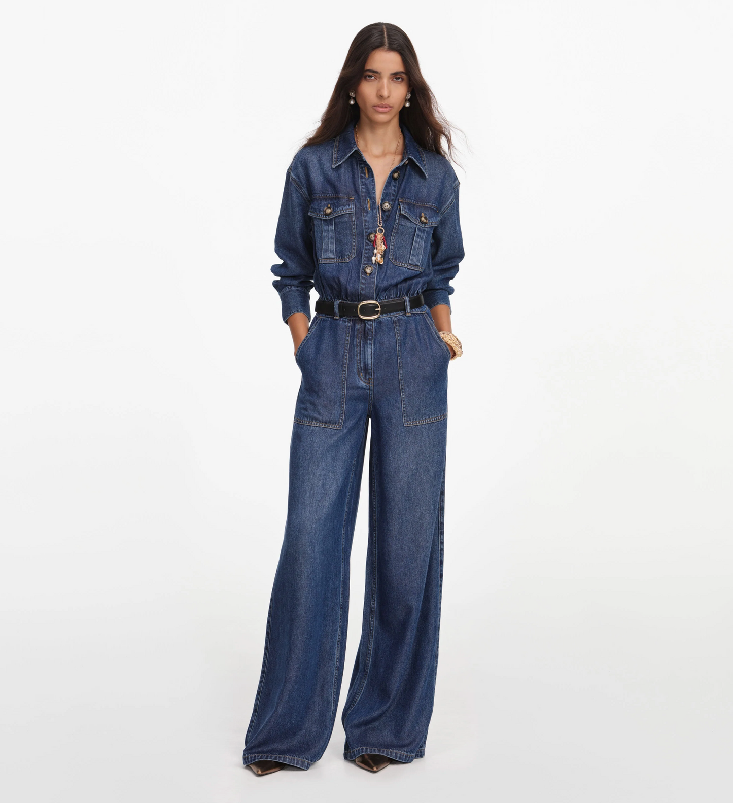 Self Portrait Relaxed Jumpsuit