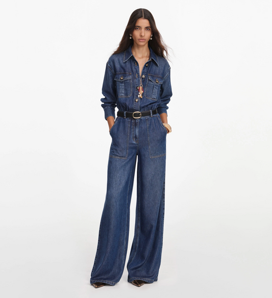Self Portrait Relaxed Jumpsuit