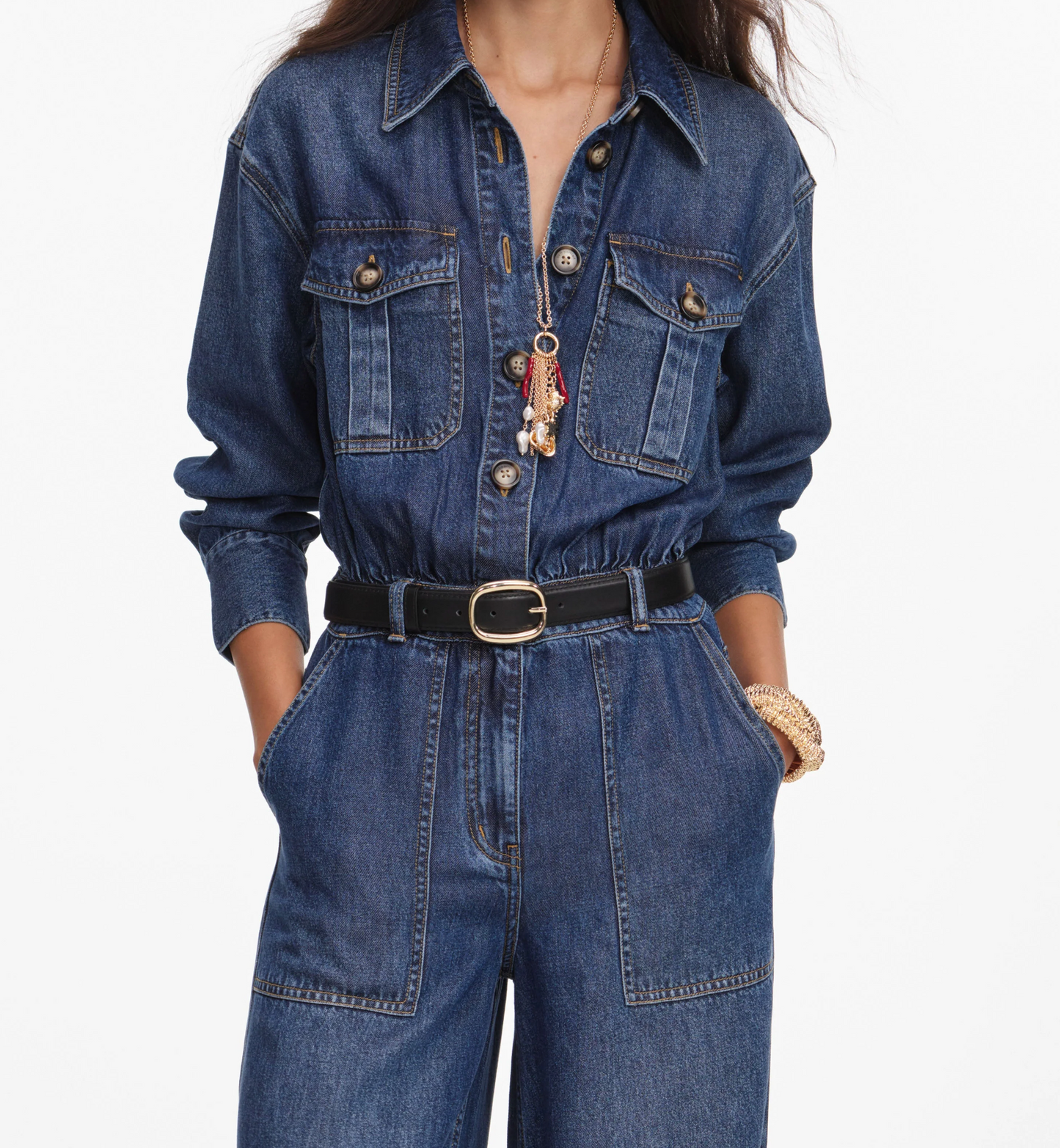 Self Portrait Relaxed Jumpsuit