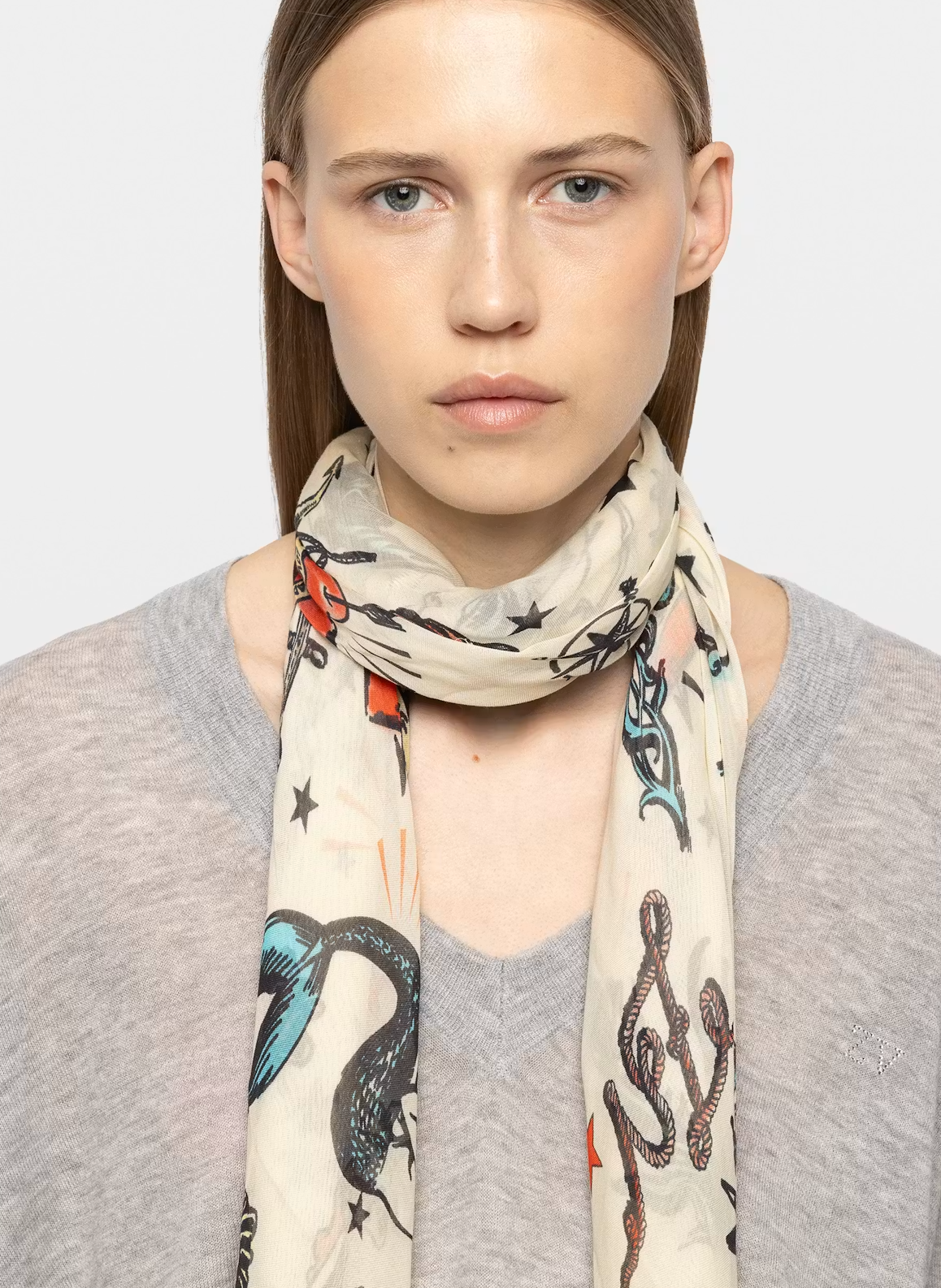 Z&V Kerry Tattoo Scarf